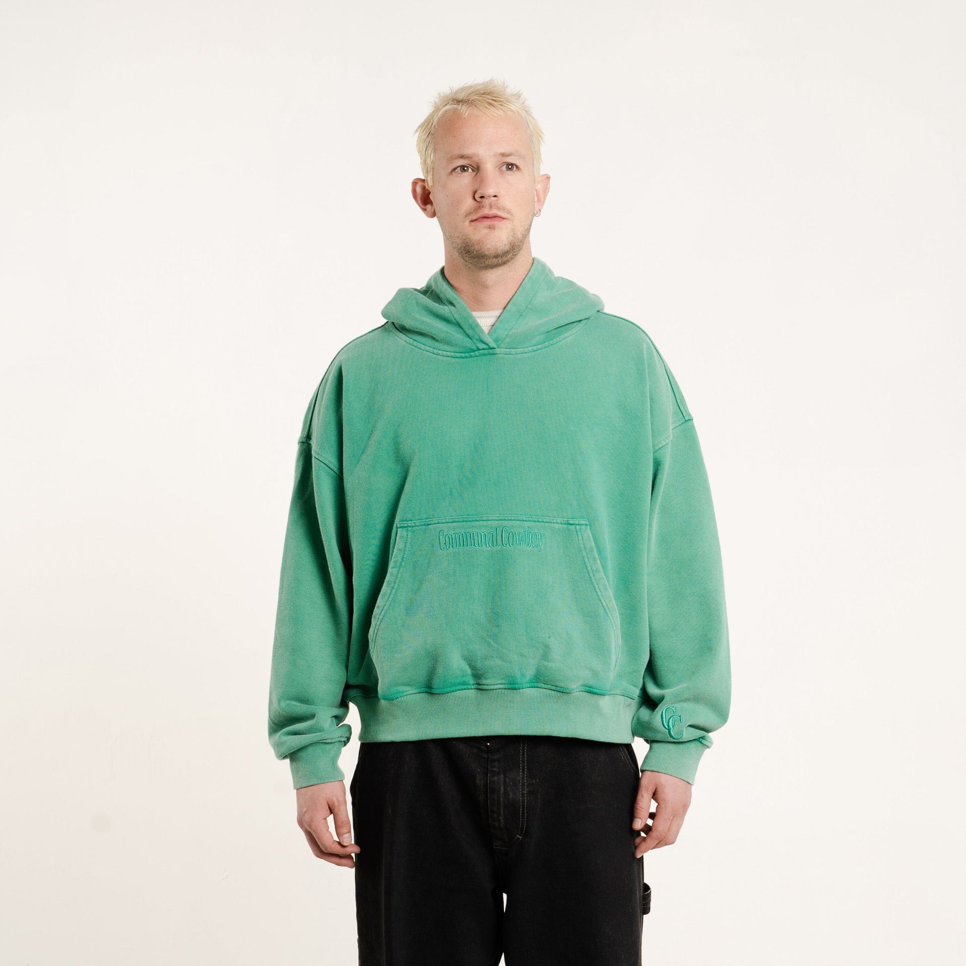 Classic Crop Hoodie Communal Cowboy