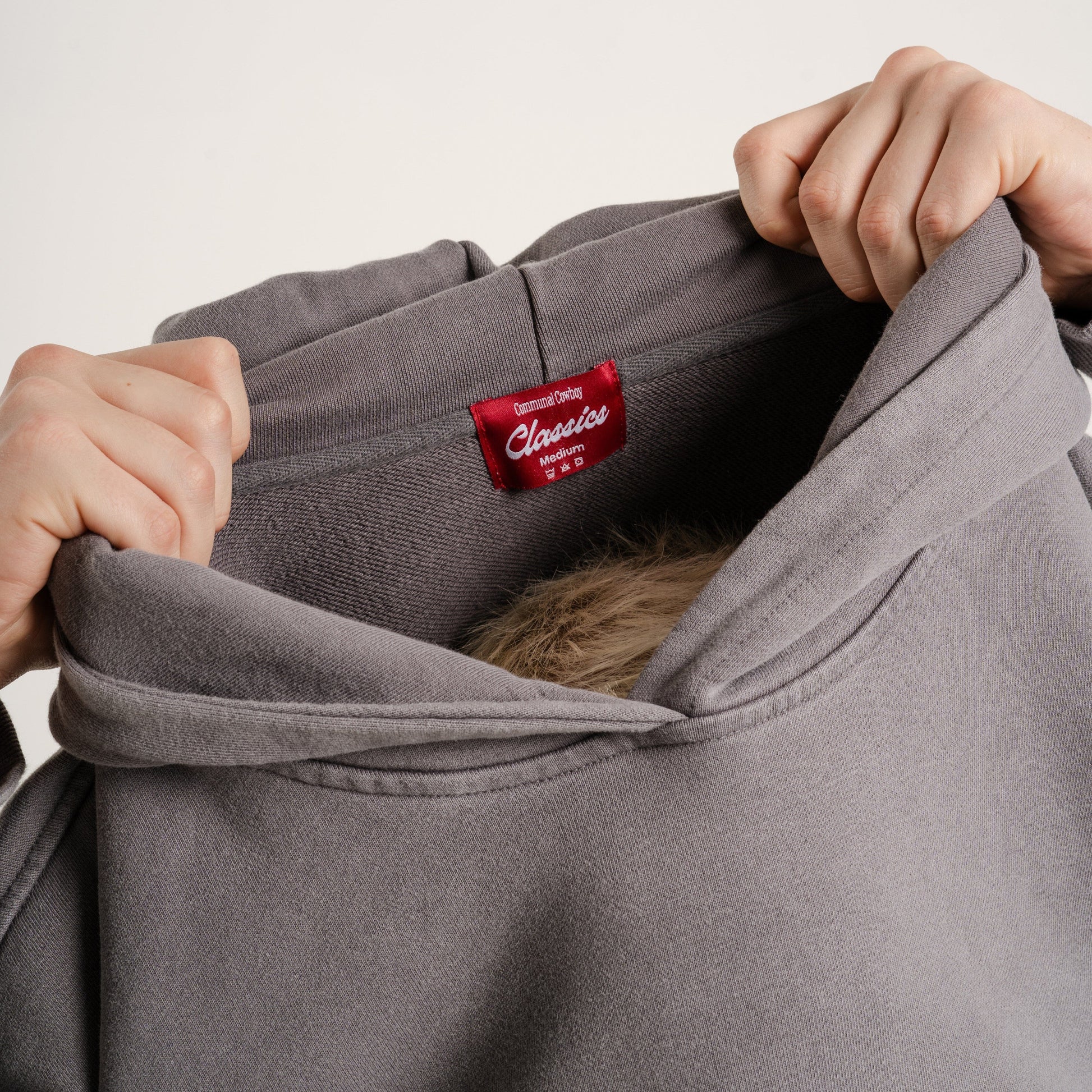 Classic Crop Hoodie Communal Cowboy