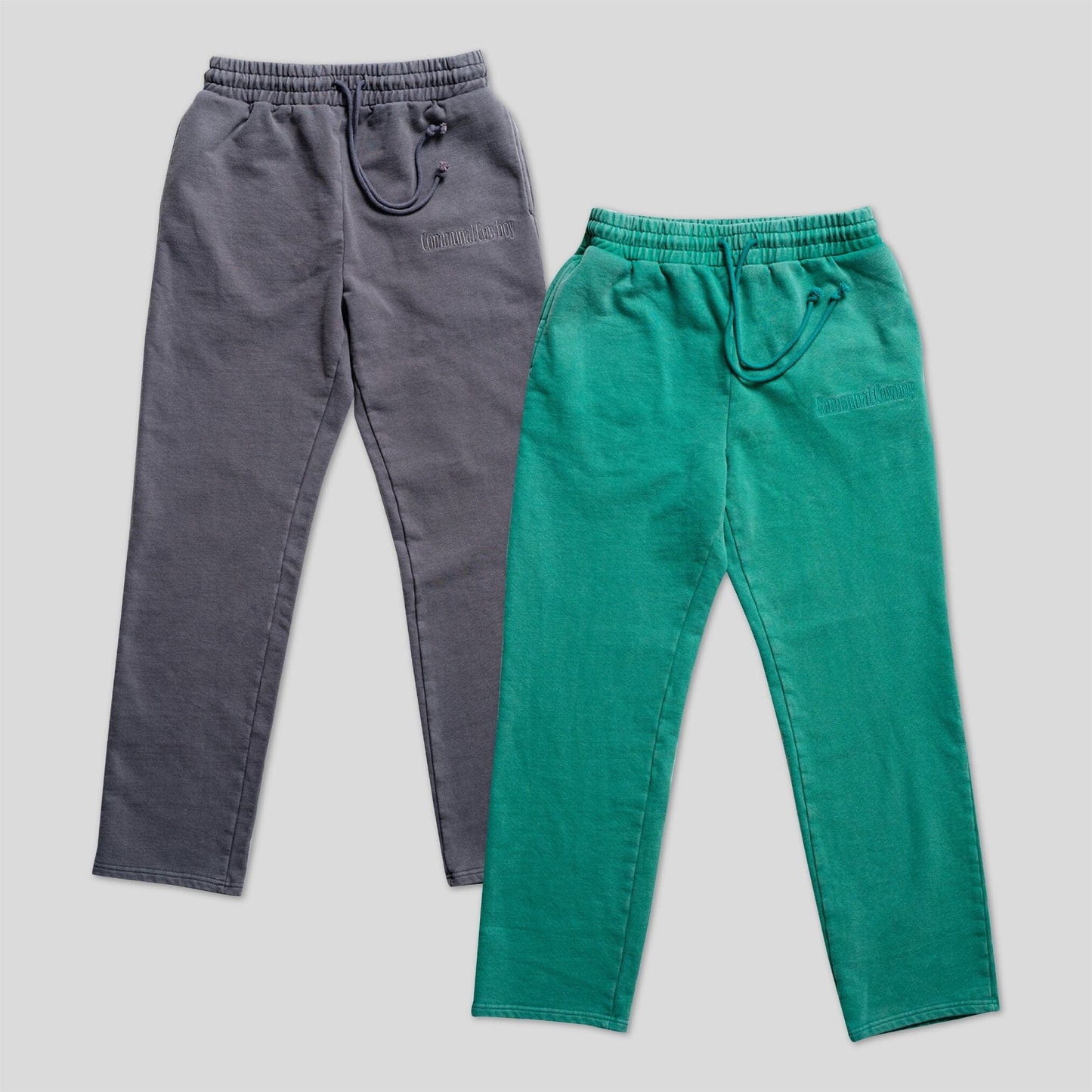 CLASSIC SWEATPANTS 2-PACK Communal Cowboy Vintage Gray/Kelly Green S Heavyweight Cotton
