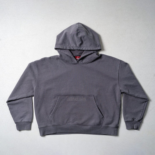 CLASSIC HOODIE Communal Cowboy Vintage Gray S Heavyweight Cotton