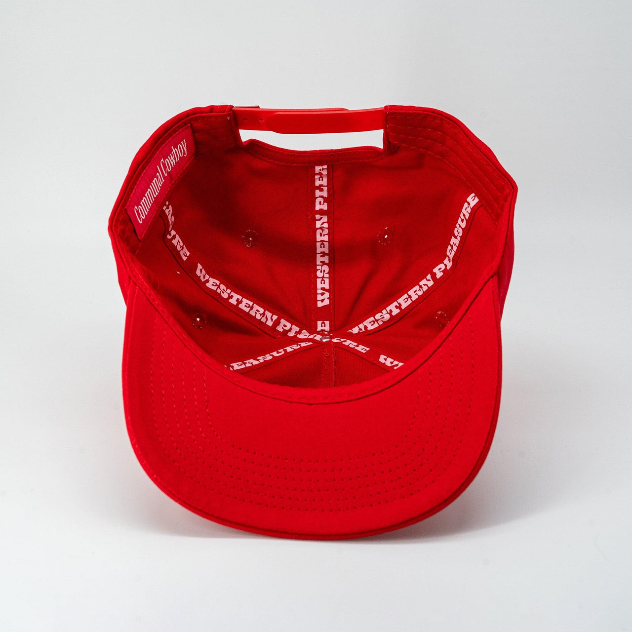Communal Eagle Hat Communal Cowboy Red Cotton Twill Mesh Flap
