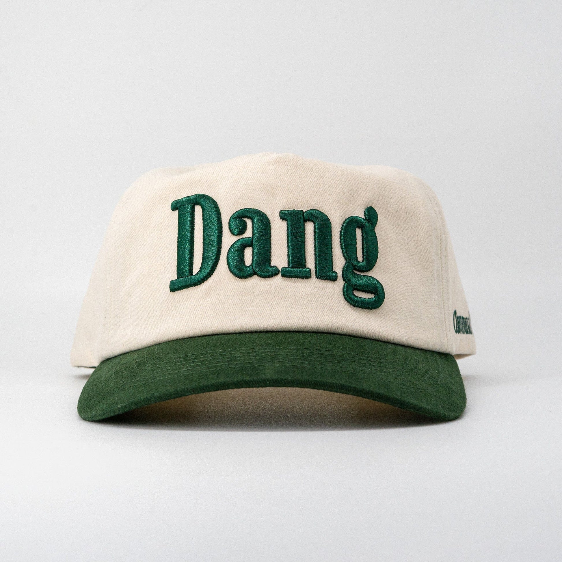 Dang Hat Communal Cowboy Forest Green Cotton Twill Mesh Flap