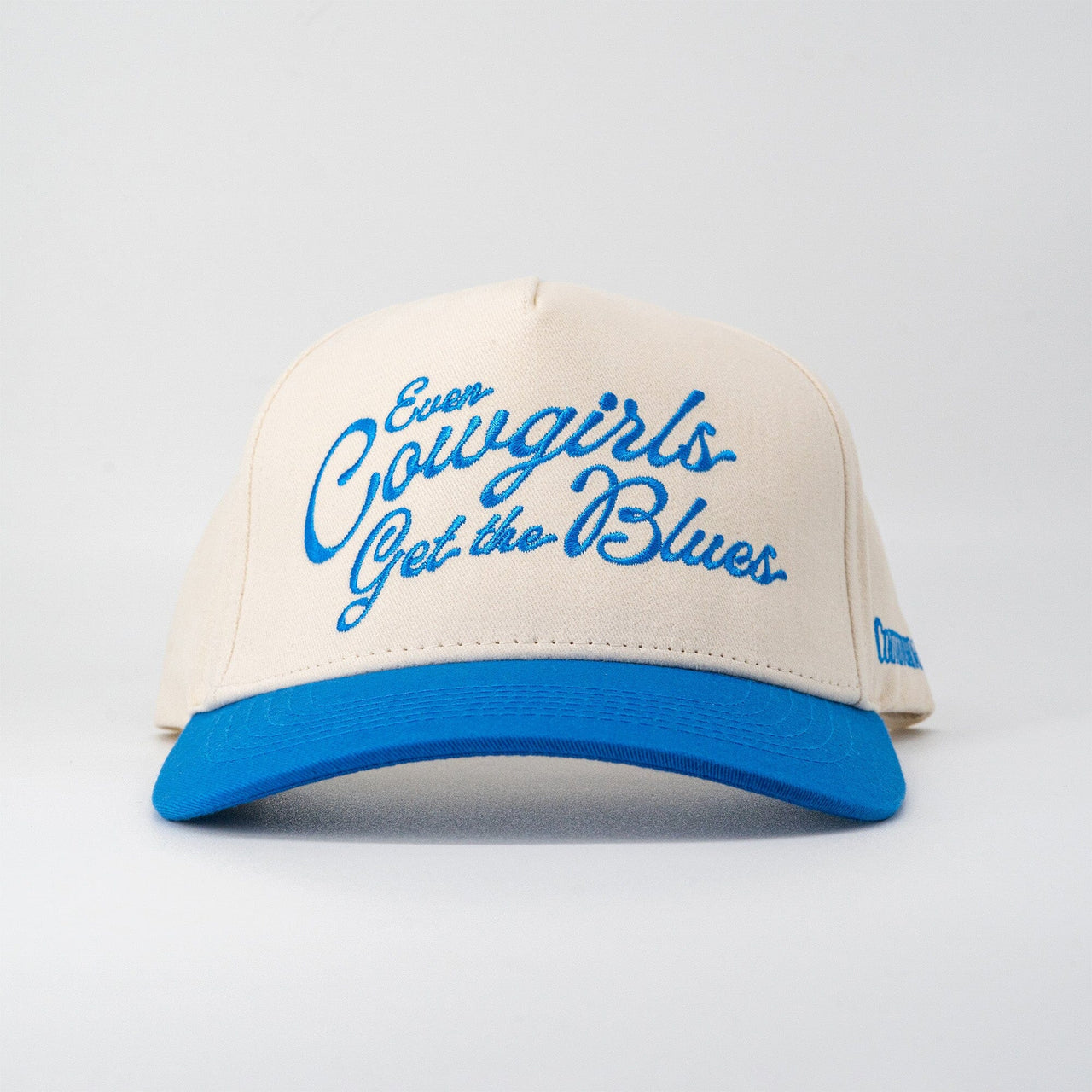 Even Cowgirls Get The Blues Hat Communal Cowboy Vintage Blue/Vintage White Cotton Twill Hard Buckram