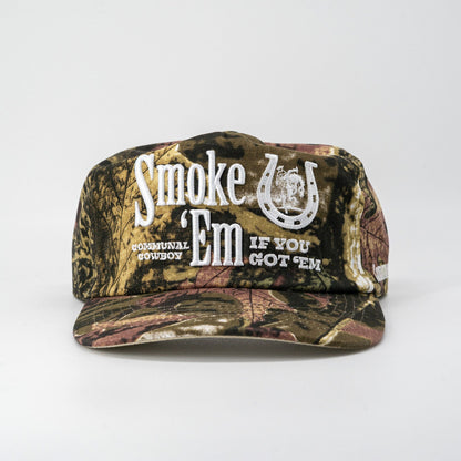 Smoke 'Em Hat Communal Cowboy CAMO Cotton Twill Mesh Flap